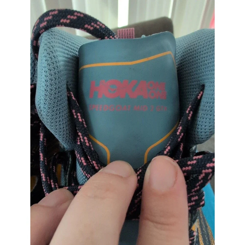 Hoka Speedgoat Mid 2 GTX Women's Hiking Shoe Sz 9.5, Worn 1x, ORIGINAL BOX